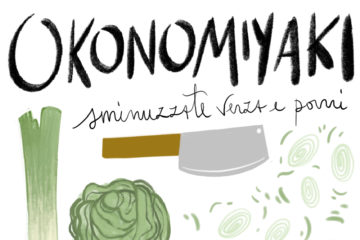 Okonomiyaki lavoro e cibo