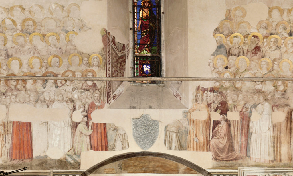 Cappella della Maddalena-Ritratto di Dante